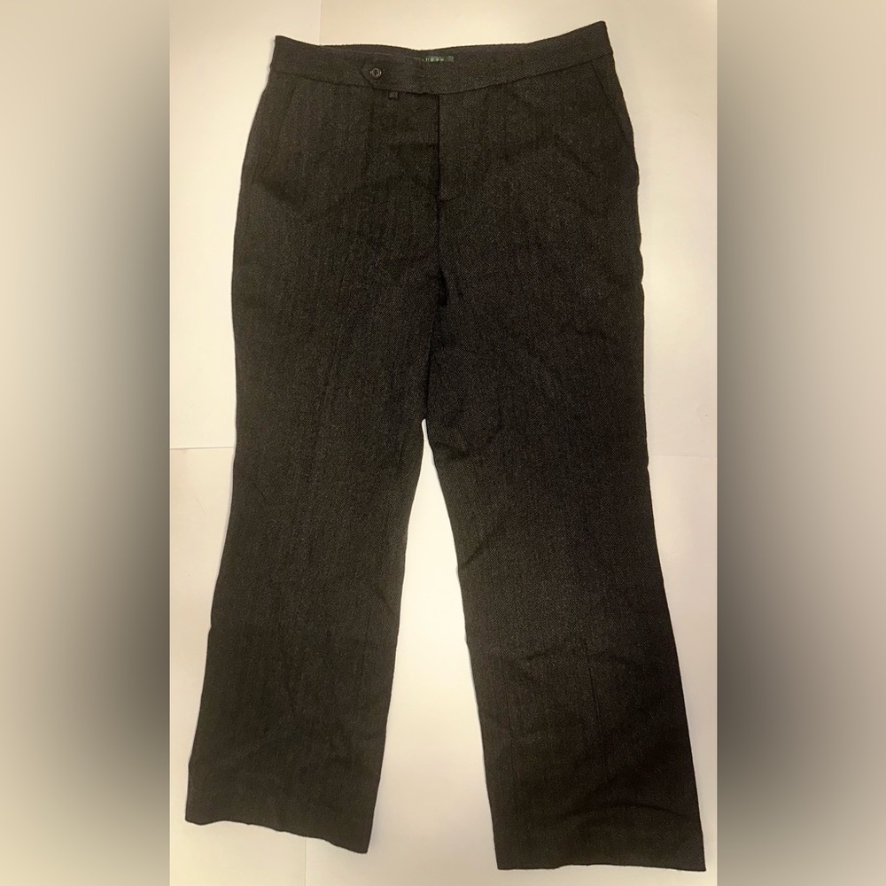 Lauren Ralph Lauren Women's Size 10P Trousers Houndstooth Straight Dress Pants